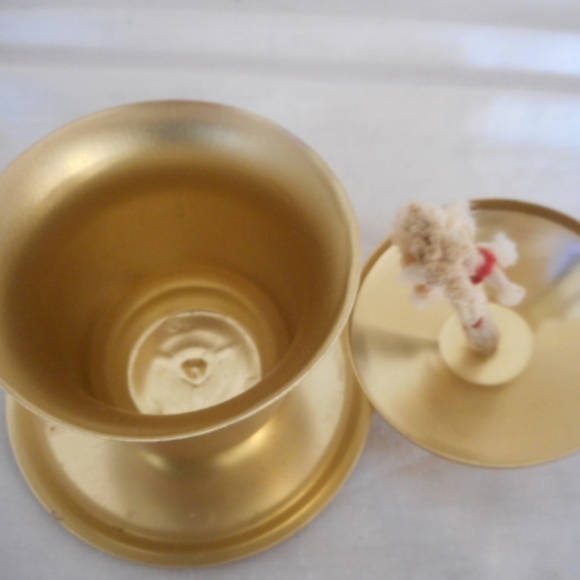 Vintage Tiki Table Lamp Torch Outdoor Light Aluminum Brass Gold - Picture 3 of 5